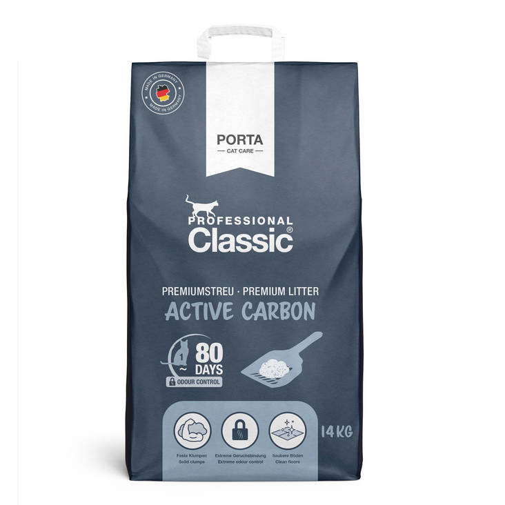 Professional Classic 14kg Active Carbon aktiivihiili kissanhiekka - Kissanhiekat ja hiekan hajusteet - 032259 - 1