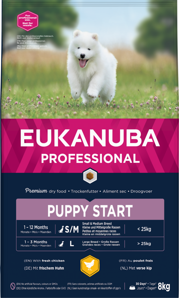 Puppy Start 8kg Eukanuba - Kuivaruoat pennuille ja kasvatukseen - 000189 - 2