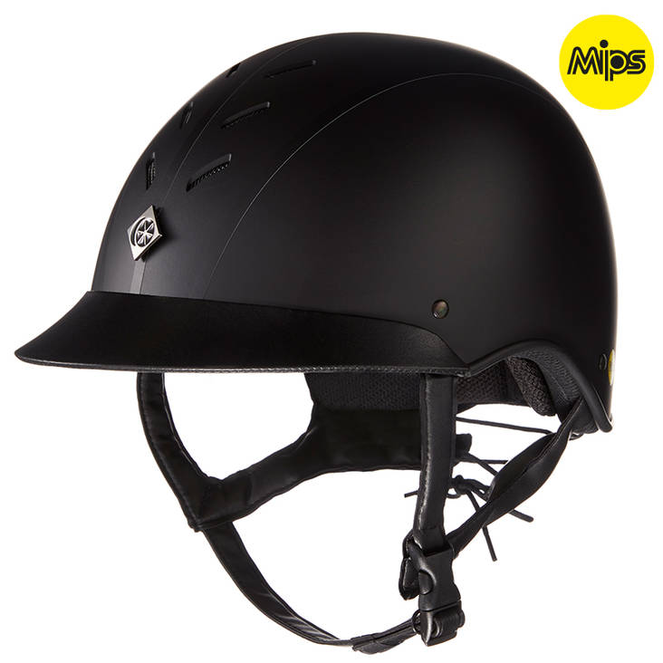 Ratsastuskypärä 57 MyPs ROUND musta Charles Owen - Ratsastuskypärät - 022219 - 1