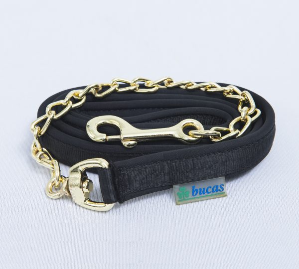 Riimunnaru Stallion 2m+ketju musta Bucas - Hevosen nylonriimut - 028739 - 1