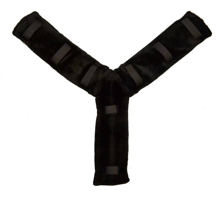 Ristirintaremmin pehmuste teddyä musta - Ravurin silatyynyt ja pehmusteet - 020479 - 1