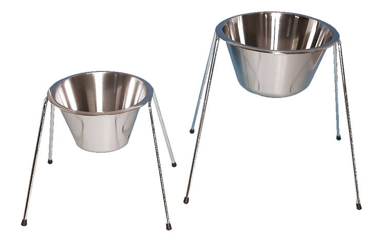 Ruokabaari Lexi 1x2,5/4l 35cm, ei sis. kuppia, ruostumatonta terästä. - Koiran metallikupit ja telineet - 012849 - 1