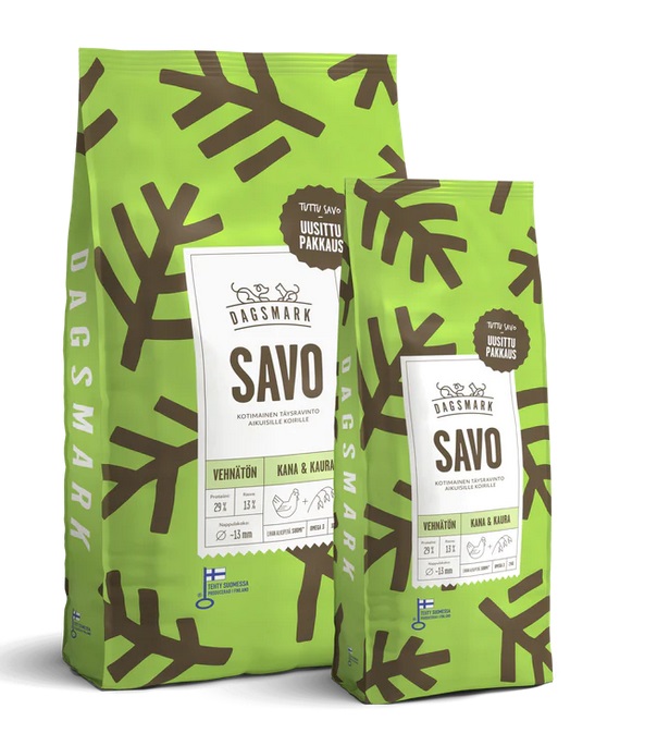 SAVO kana-kaura Dagsmark - Koiran kuivaruoat aikuisille koirille - 013879 - 3