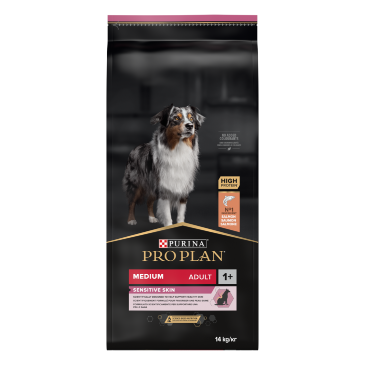 Sensitive Skin Adult 1+ Medium Pro Plan - Koiran kuivaruoat aikuisille koirille - 001479 - 2