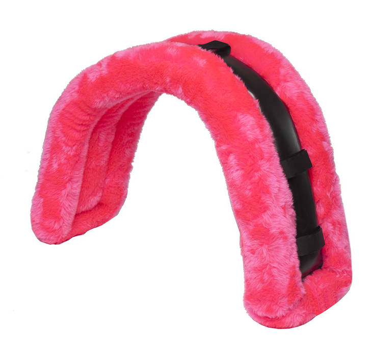 Silatyyny 120cm pink Super Shiny Teddy - Hevosen varusteiden pehmusteet - 008799 - 1