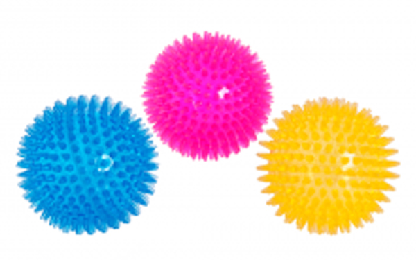 TPRpallo Spike L 10cm mix Flamingo - Koiran pallot ja heittolelut - 003089 - 1