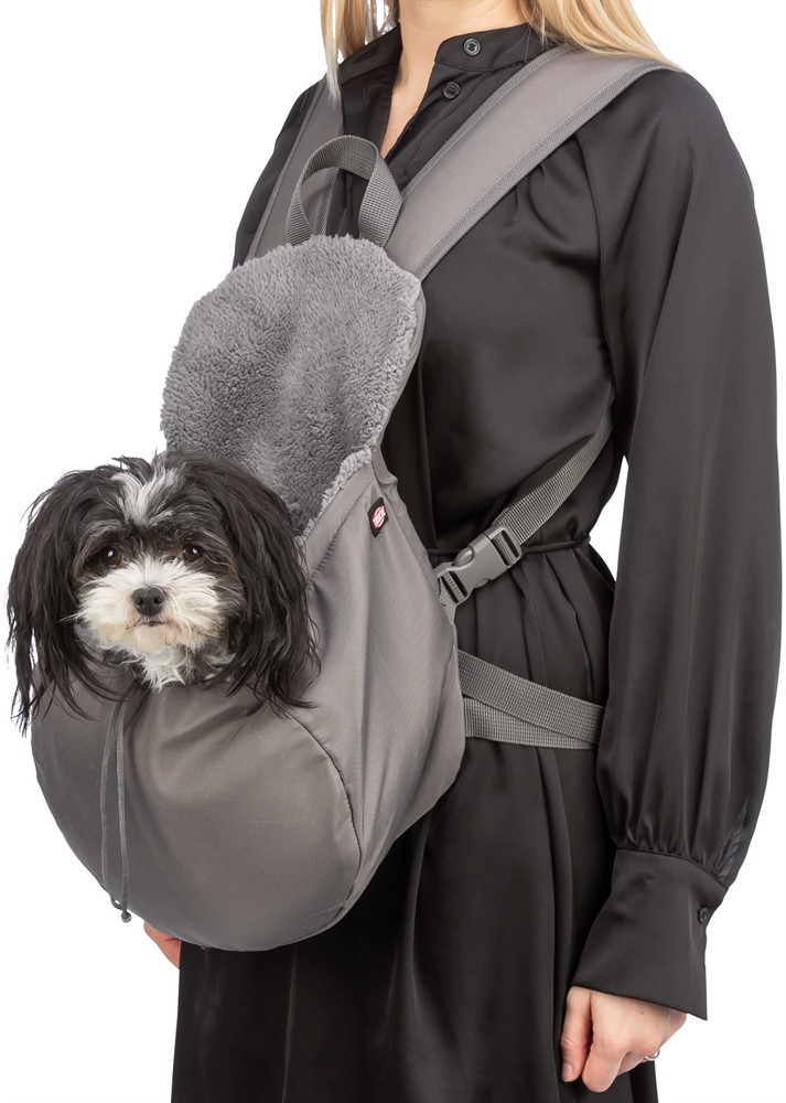 Sylireppu Molly 25×38×17cm harmaa Trixie - Koiran pyöräkorit ja kantokassit - 035979 - 1