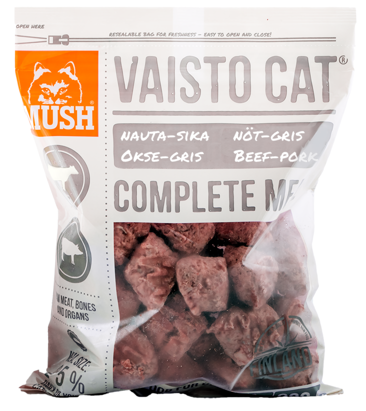 Vaisto Cat VALKOINEN pullat MUSH - Kissan pakaste täysravinnot - 008439 - 1