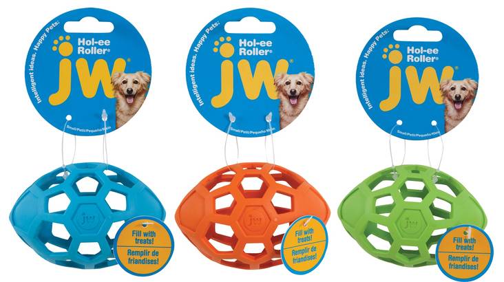 Verkkopallo 10cm Hol-ee Roller Egg JW - Koiran pallot ja heittolelut - 035359 - 1