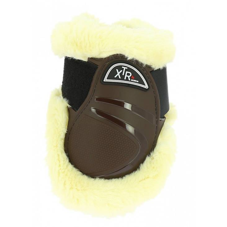 Vuohissuojat takajalkoihin Full ruskea karvalla XTR Norton - Hevosen vuohis- ja hivutussuojat - 019189 - 1
