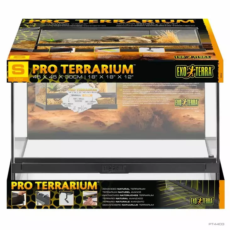 Pro Terrarium Small Low 45x45x30cm ExoTerra - Terraariot - 043629 - 1