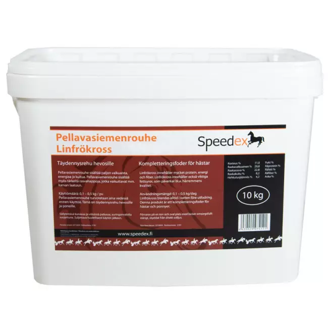 Pellavansiemenrouhe 10kg ämpäri Speedex - Täydennysrehut - 052219 - 1