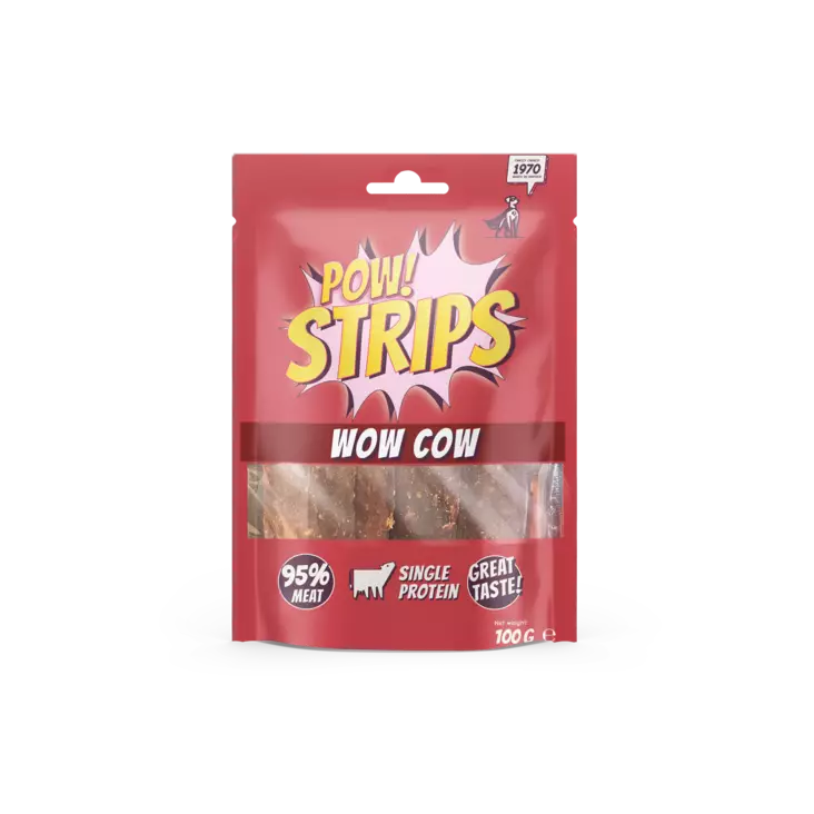 Namisuikale nauta Wow Cow 100g POW! - Koiran herkut ja makupalat - 053689 - 1