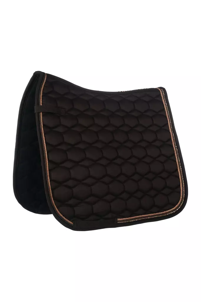 Kouluhuopa Rosegold Glamour Style ruskea HKM-sports - Ratsun satulahuovat ja romaanit - 054039 - 1