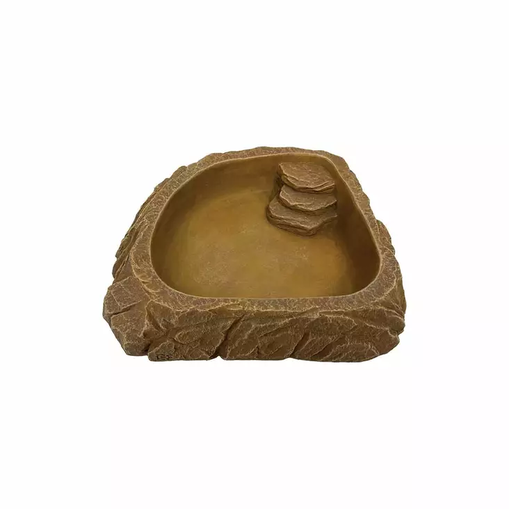 Kuppi kulmamalli M 18x17,5x4,5cm ruskea Terra Della - Terraarion tarvikkeet ja kuivikkeet - 054239 - 1