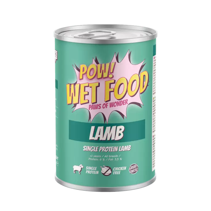 Adult Lamb 400g säilyke POW! - Koiran säilykkeet aikuisille koirille - 056879 - 1