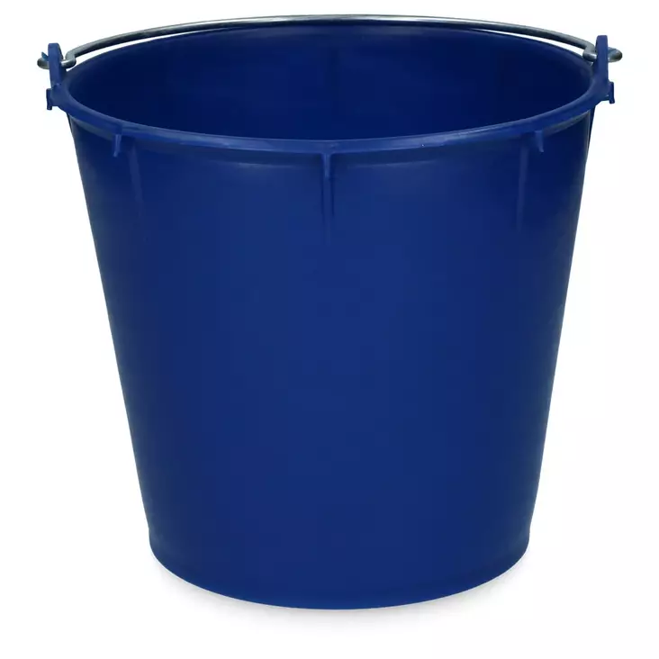 Ämpäri kantokahvalla 7L tummansininen V-Plast - Hevosen ruokinta-astiat ja ämpärit - 052079 - 1