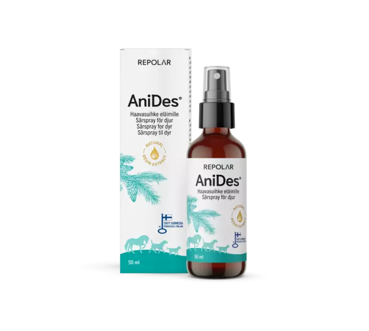 AniDes haavasuihke 50ml Repolar - Koiran ihon ja haavan hoito - 055059 - 1