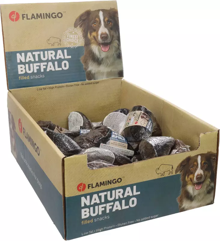 Puhvelin sorkka keuhkolla 135g Snacks Nature Flamingo - Koiran herkut ja makupalat - 052319 - 1