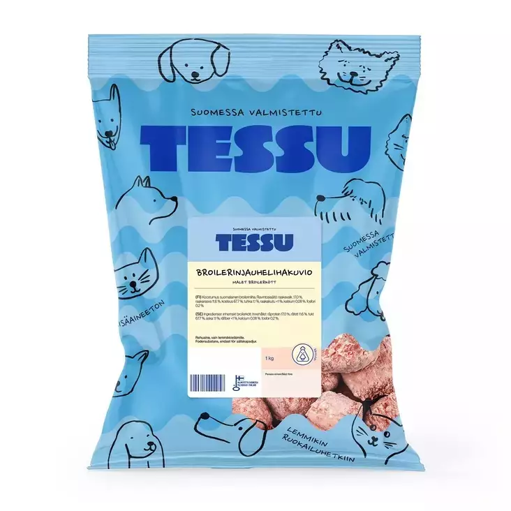 Broilerin jauhelihakuvio Tessu - Koiralle pakastelihat ja -elimet - 023739 - 3