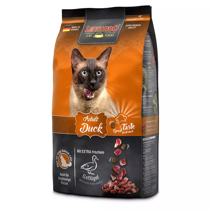 Cat Adult Duck Leonardo Cat Food - Kissan kuivaruoat aikuisille kissoille - 011069 - 4