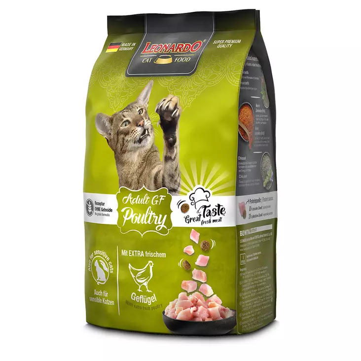 Adult Poultry Grain Free Leonardo Cat Food - Kissan kuivaruoat aikuisille kissoille - 010359 - 6