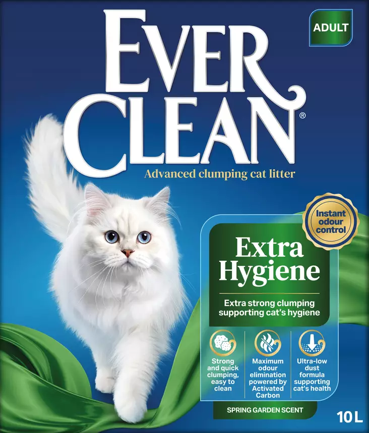 Extra Hygiene Spring Garden Ever Clean - Kissanhiekat ja hiekan hajusteet - 019159 - 1