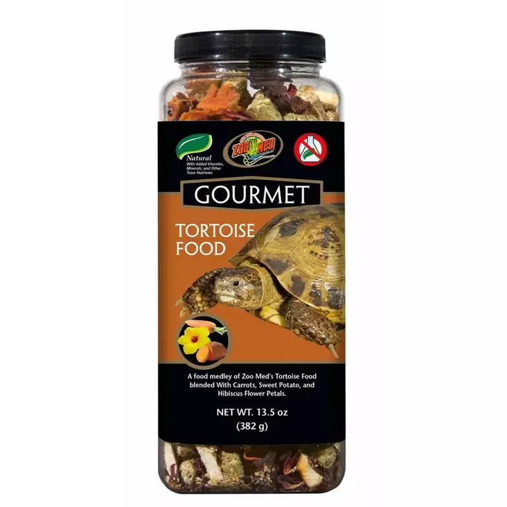 Gourmet Tortoise Food 382g Zoo Med - Kilpikonnien ruokinta ja lisäravinteet - 051549 - 1