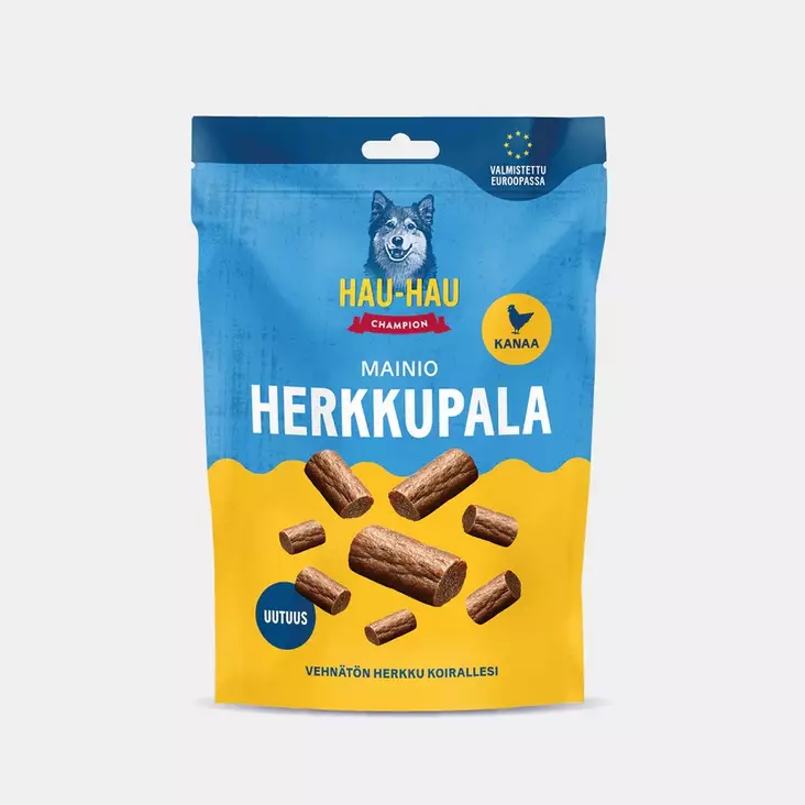 Herkkupala Kana 100g Mainio Hau Hau Champion - Koiran herkut ja makupalat - 053599 - 1