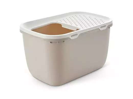 Hiekkalaatikko Hop-In Giant 74x50x43cm mocha Savic - Kissanvessat päältä kuljettavat - 052209 - 1