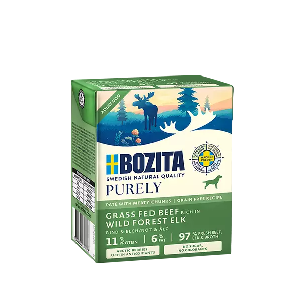 Hirvi 370g Purely Pate Bozita Dog - Koiran säilykkeet aikuisille koirille - 051539 - 1