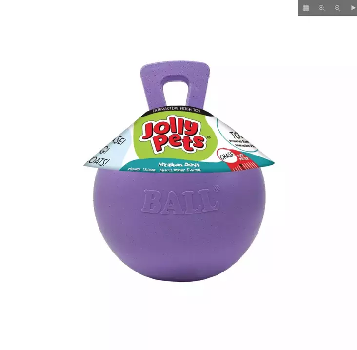Kahvapallo Tug-n-Toss vaalea liila vanilja Jolly Pets - Koiran pallot ja heittolelut - 059909 - 1
