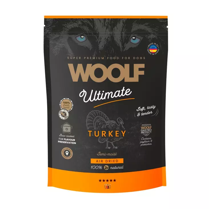 Kalkkuna 1kg Ultimate Dogfood Woolf - Koiran kuivaruoat aikuisille koirille - 051559 - 1