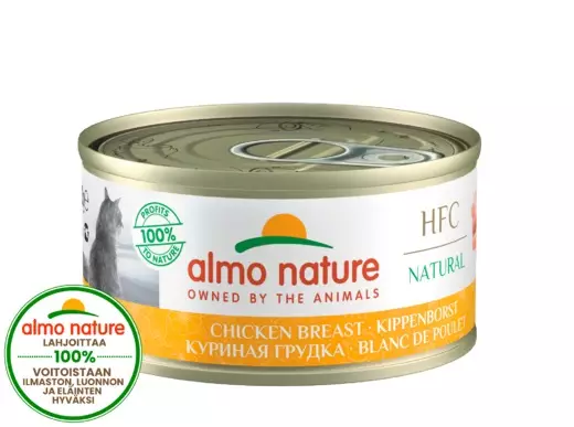 Kananrinta 70g prk Almo Nature - Aikuisten kissojen säilykkeet - 016749 - 1