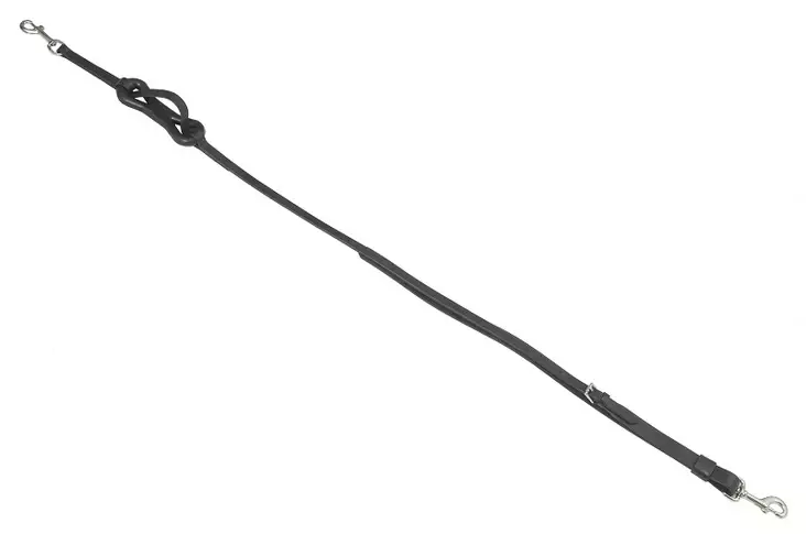 Kiintomartingaali nahka musta Wahlsten - Ravurin martingnaalit ja apuohjat - 048979 - 1