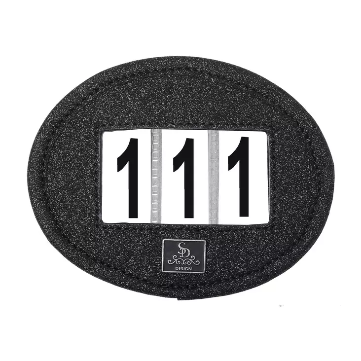 Kilpailunumero Midnight Sparkle musta SD Hollywood - Ratsastajan asusteet - 051909 - 1