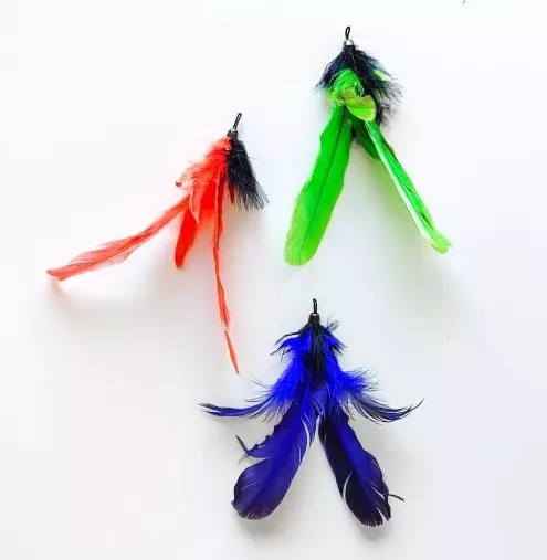 Kissasyötti Feathery MAXI Yugie - Kissan huiskat ja onkilelut - 052829 - 1