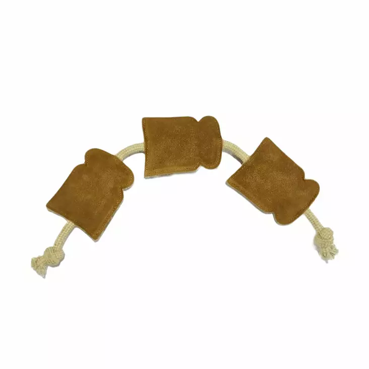 Koiranlelu Toastit narussa mokkaa Hansbo Sport - Koiran pehmolelut - 036619 - 1