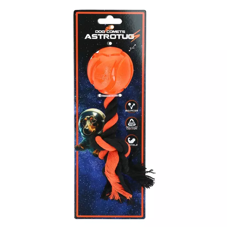 Köysipallo AstroTug 6cm Dog Comets - Koiran pallot ja heittolelut - 055819 - 1