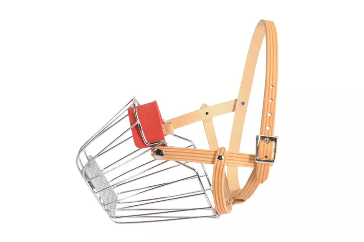 Kuonokoppa metallia nahkahihnoilla Camon - Kuonokopat - 026039 - 1