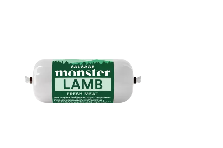 Lammasmakkara viljaton monster - Koiran säilykkeet aikuisille koirille - 050319 - 1