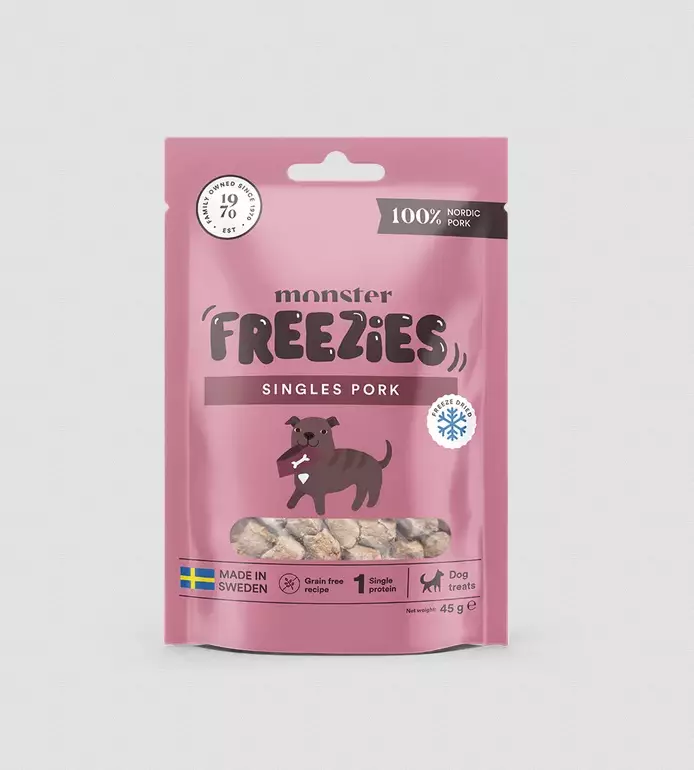 Lihapala Single Protein Pork Freezies monster Dog - Koiran herkut ja makupalat - 029629 - 4