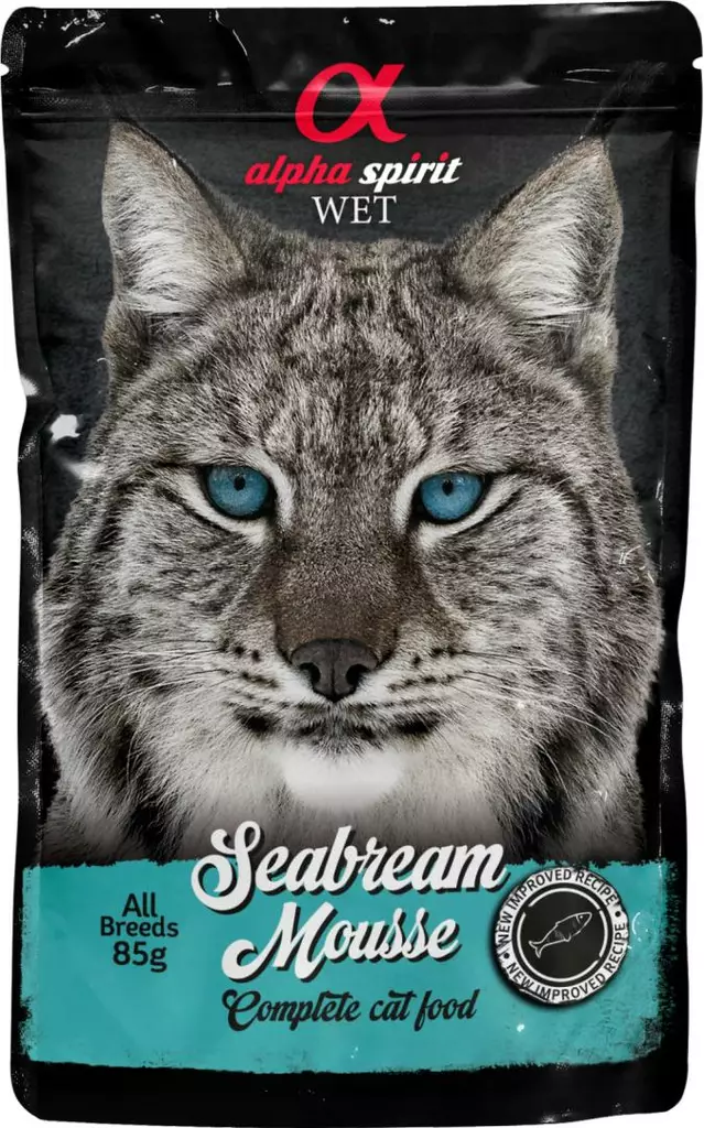 Meriahvenmousse 85g pss alphaSpirit cat - Aikuisten kissojen säilykkeet - 054439 - 1