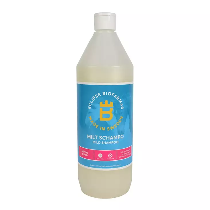 Milt Shampoo täyttöpullo 1L Eclipse Biofarmab - Hevosen shampoot - 006969 - 1