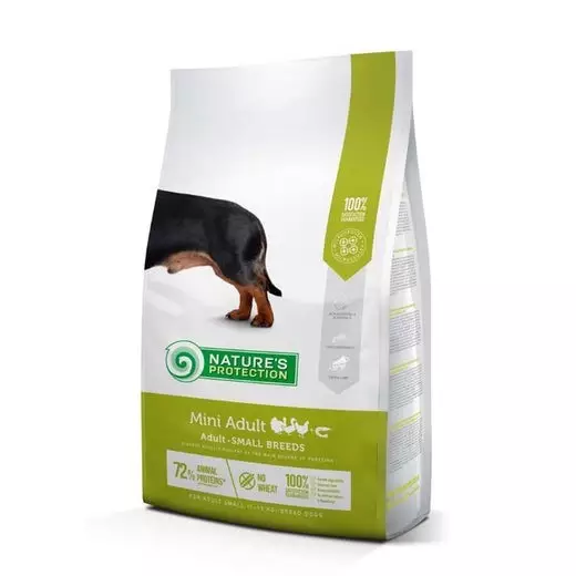 Mini adult Small breeds Poultry + Krill 2kg Nature's Protection Super Premium - Koiran kuivaruoat aikuisille koirille - 059419 - 1