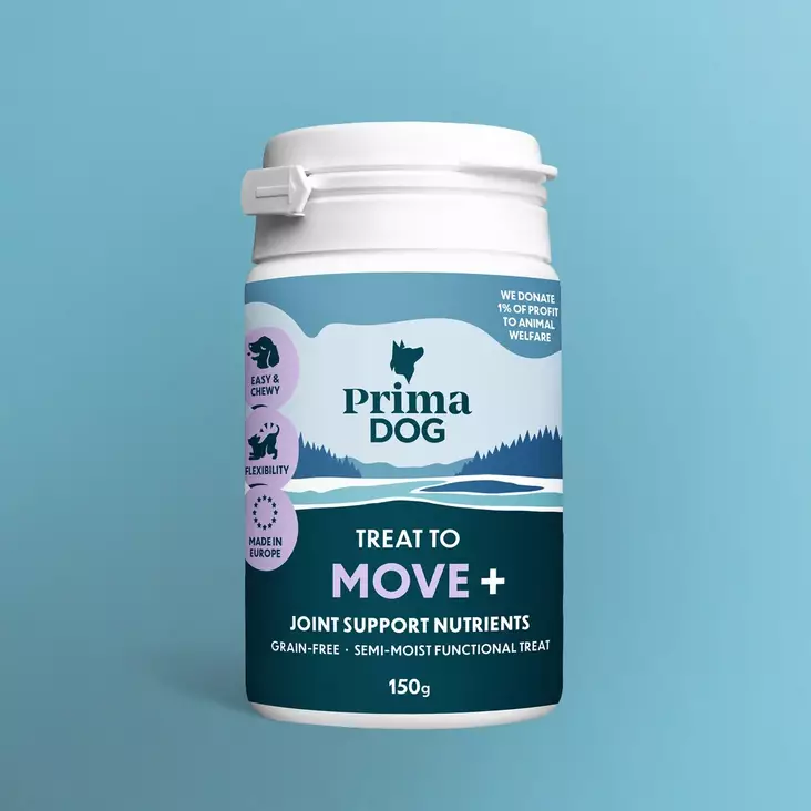 Move+ makupala nivelille 150g PrimaDog - Koirien funktionaaliset makupalat - 059019 - 1