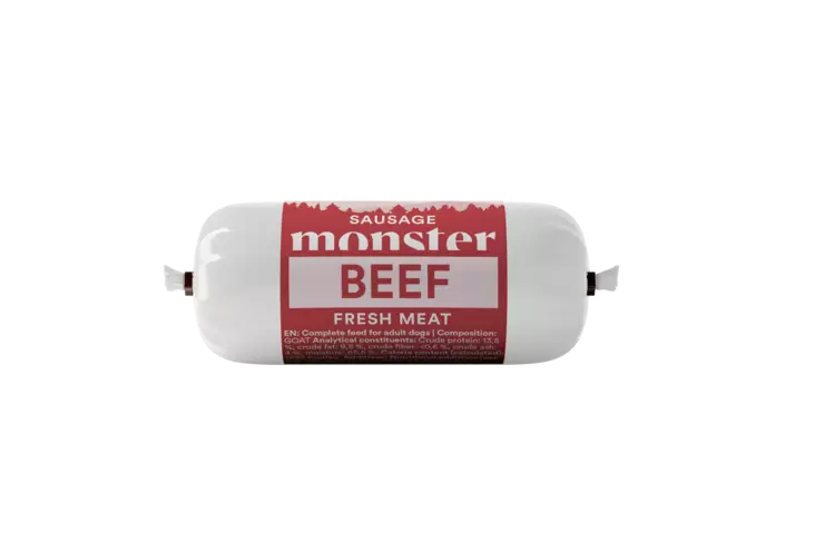 Nautamakkara viljaton monster - Koiran säilykkeet aikuisille koirille - 051699 - 1