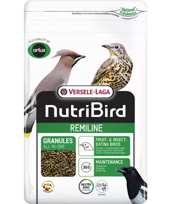 NutriBird Remiline patee pelletti 1kg Versele Laga - Lemmikkilintujen ruoka - 055149 - 1