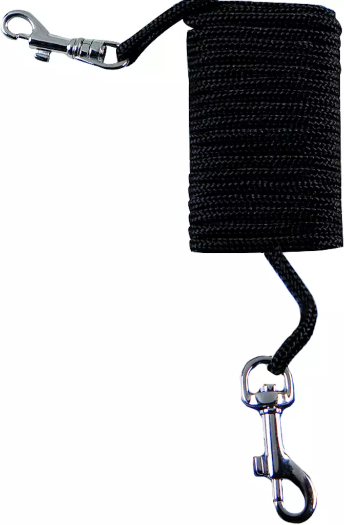 Nylonliina kahdella lukolla Tie Out 5mx0,3mm musta Flamingo - Kissan taluttimet - 056979 - 1