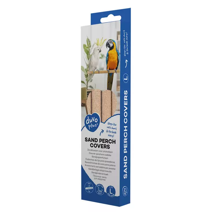 Orsipaperi 3kpl L 25x2cm Duvo+ - Lemmikkilintujen häkit ja orret - 042599 - 1